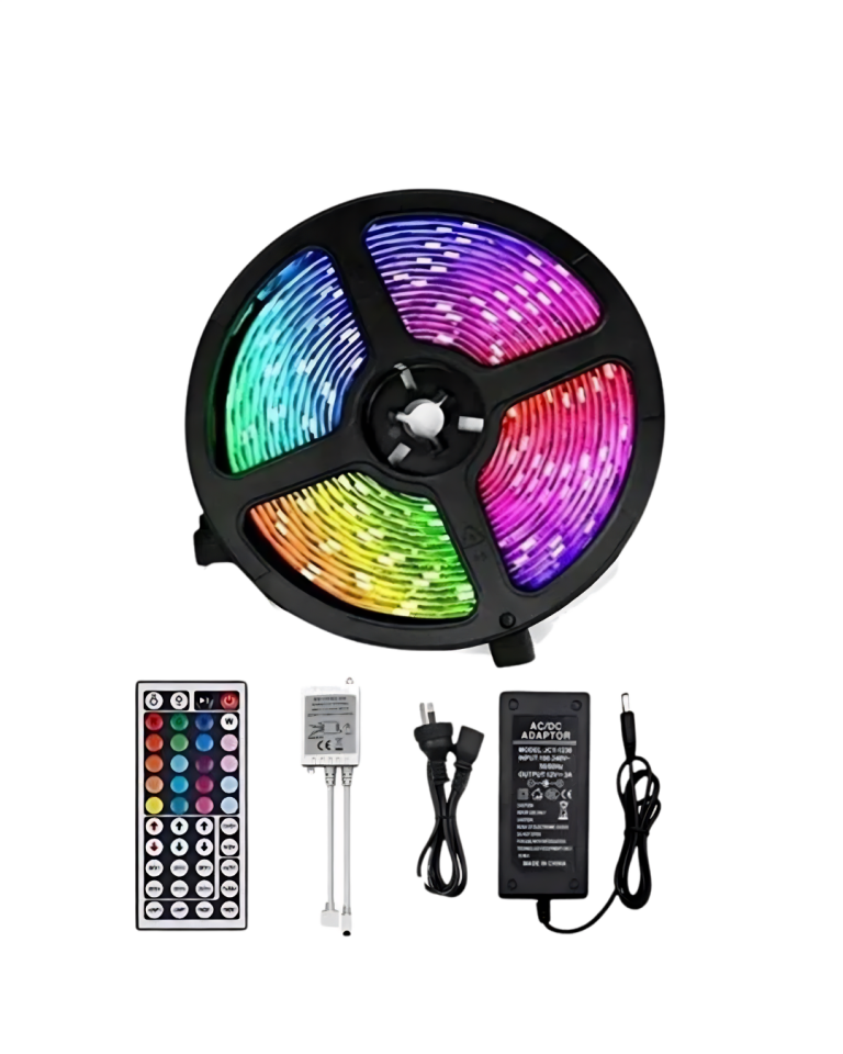 Kumandalı RGB Şerit Led 5 Metre Renk Değiştiren Dekoratif LED Işık