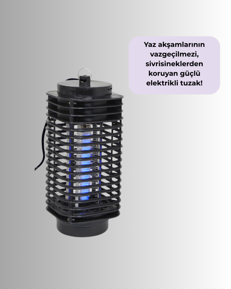 Uzun Ömürlü Elektrikli Sivrisinek Katili – Sessiz Çalışma, Güçlü Performans
