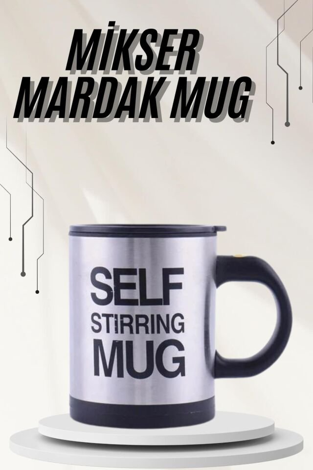 Karıştırıcı Özellikli Mikser Kupa Bardak Termos Bardak