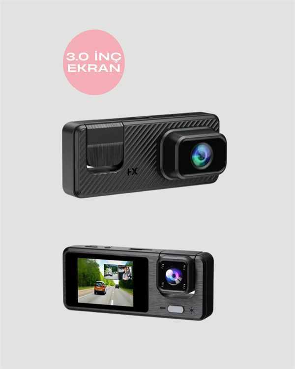 3 Kameralı DVR Araç Kamerası – Tam Güvenlik, Tam Kapsama