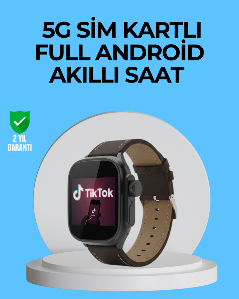 Kamera Özellikli Akıllı Saat Play Store Destekli