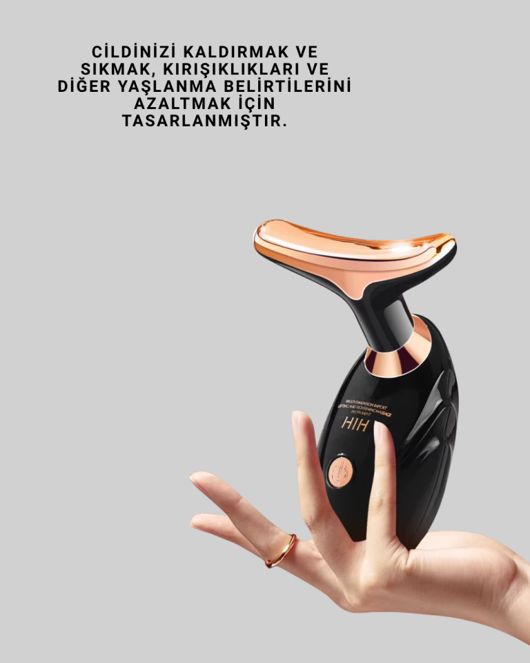 Çok Fonksiyonlu Yüz ve Göz Masaj Aleti – Genç ve Parlak Bir Cilt İçin