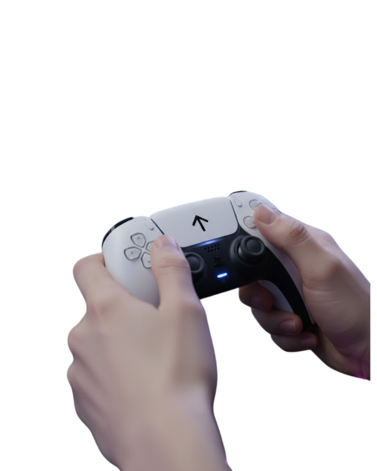 Kablosuz PS5 Oyun Kumandası Hızlı Tepki ve Ergonomik Tutuş
