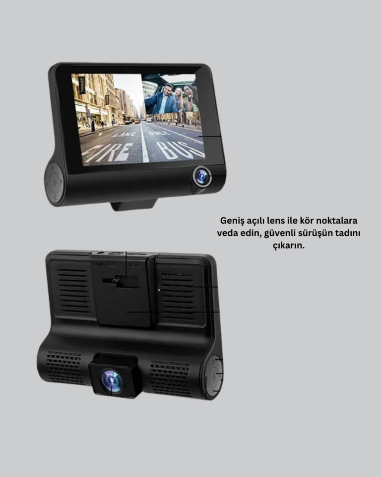 3 Kameralı Araç DVR