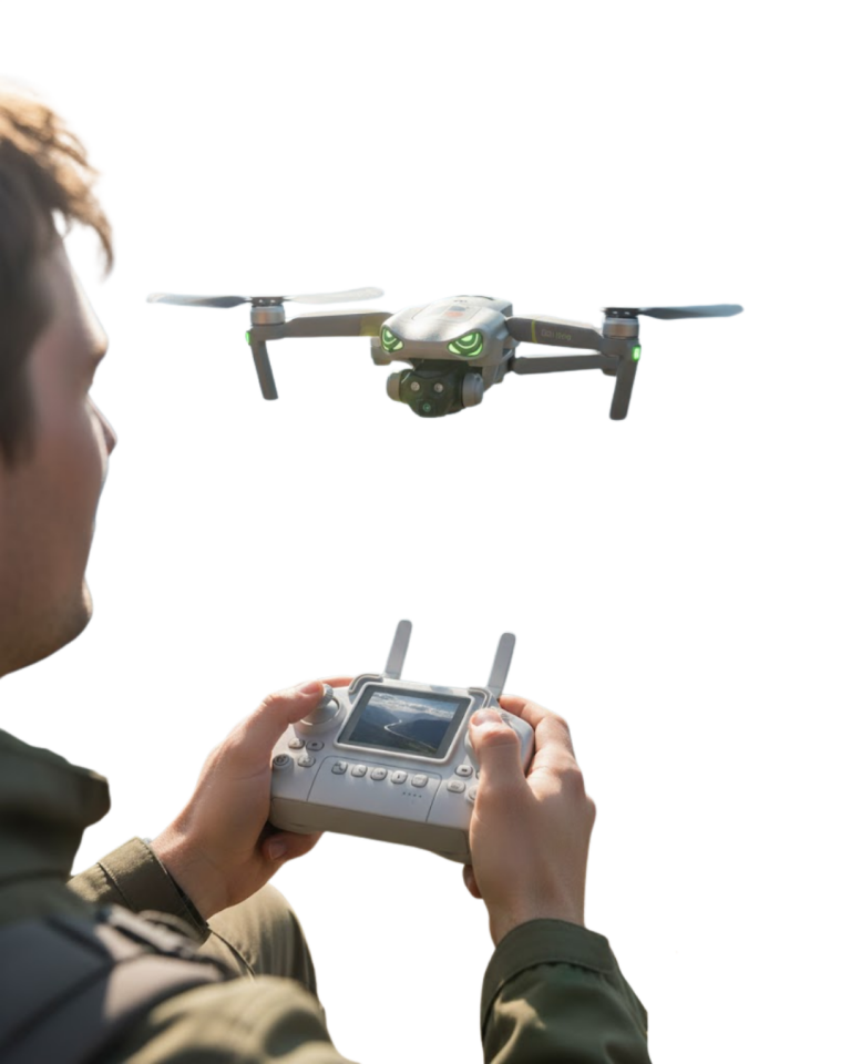 Çift Kameralı Akıllı Engel Algılamalı Katlanabilir Drone