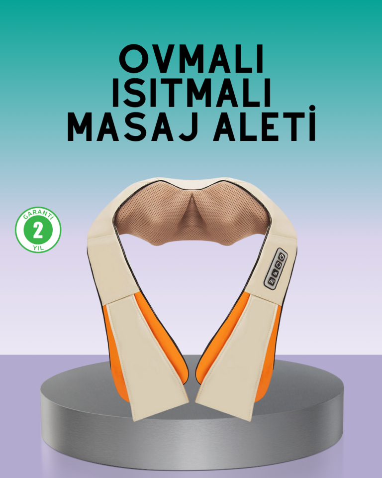 Profesyonel Ovmalı Masaj Aleti Isıtmalı Vücut Masajı İçin Pratik Kullanım
