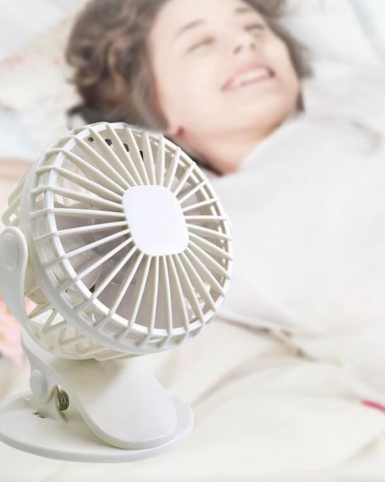 Çalışma Masası ve Yatak Başlığı İçin Klipsli Mini Fan