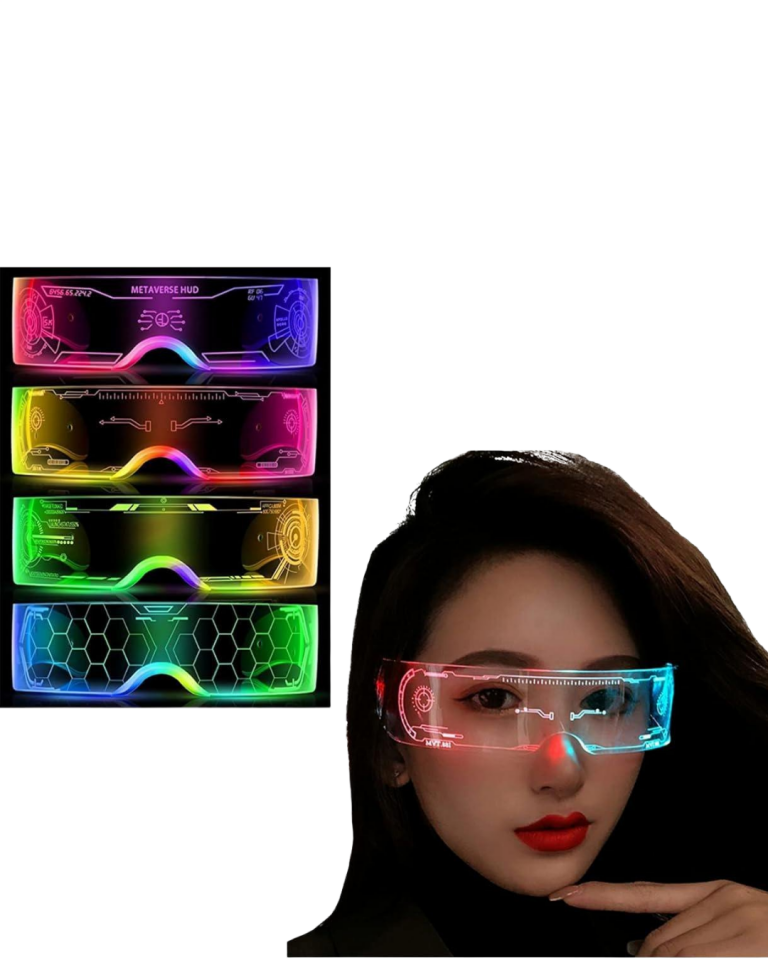 Çok Renkli LED Parti Gözlüğü Ergonomik ve Hafif Tasarım