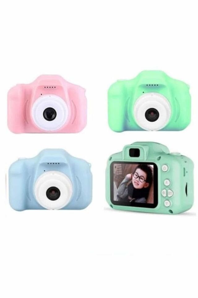 Dijital Fotoğraf Makinesi Çocuk Mini 1080p HD Kaliteli Renkli