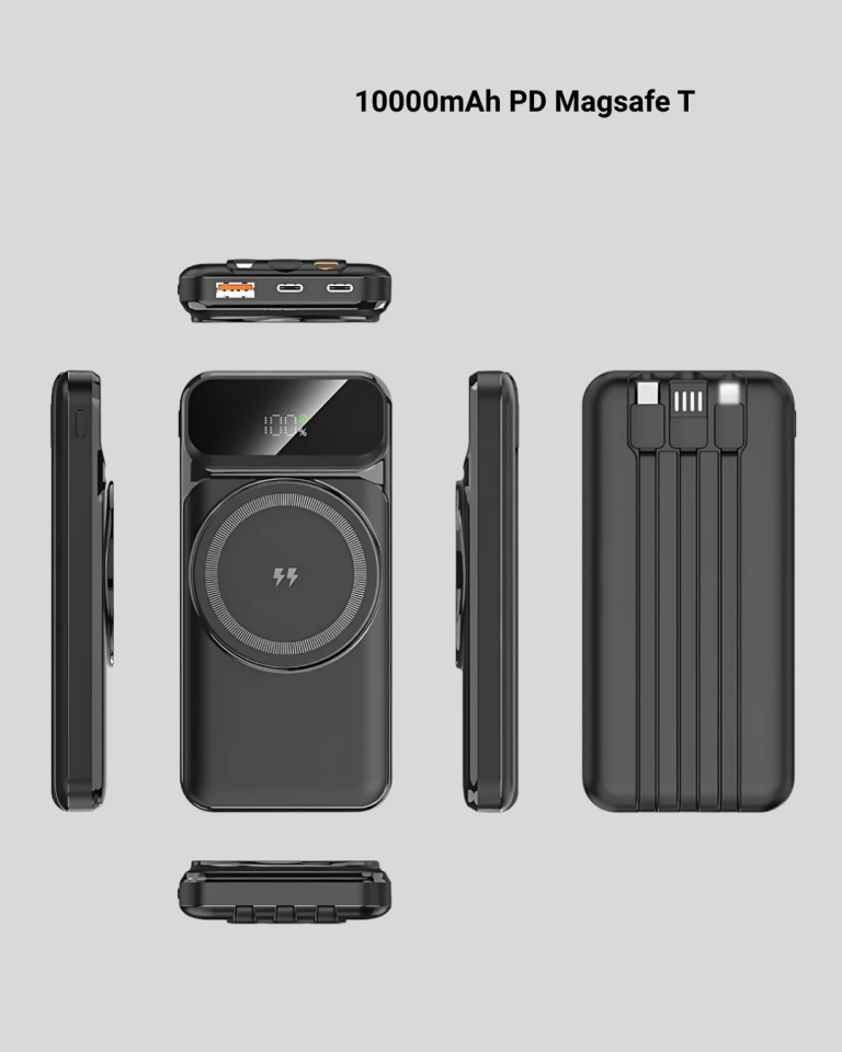 15W Kablosuz Şarj Özellikli 10000 mAh Powerbank –  Type-C Hızlı Şarj