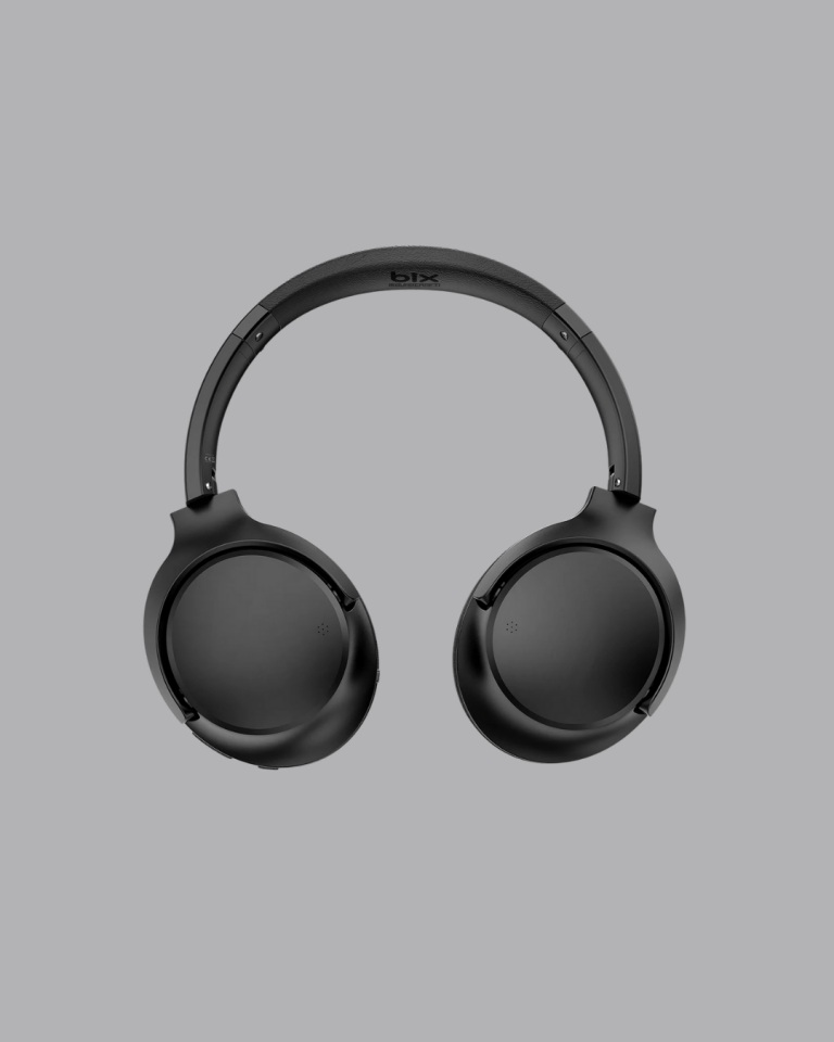 Siyah Kablosuz Bluetooth Kulaklık 300 mAh Hızlı Şarj Katlanabilir Pedli
