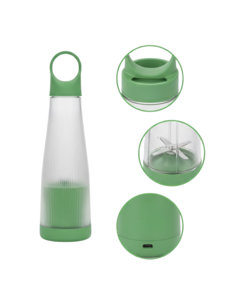 Günlük Smoothie ve Shake İçin USB Şarjlı Taşınabilir Blender