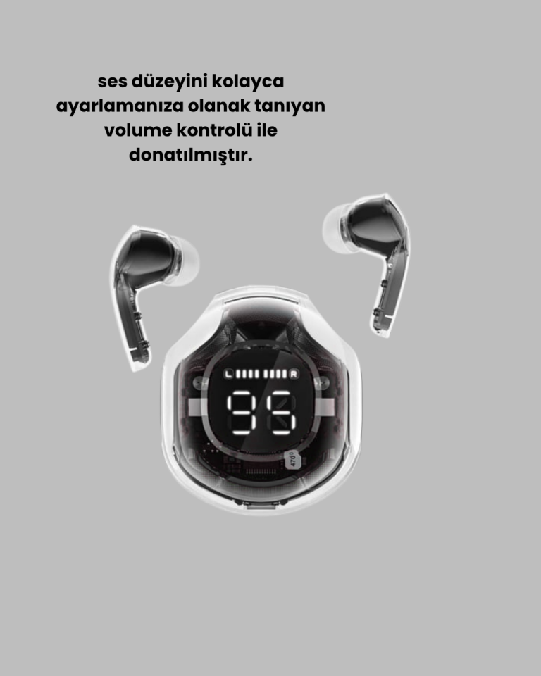 Kablosuz Şarj Destekli Hafif ve Güçlü Kulaklık