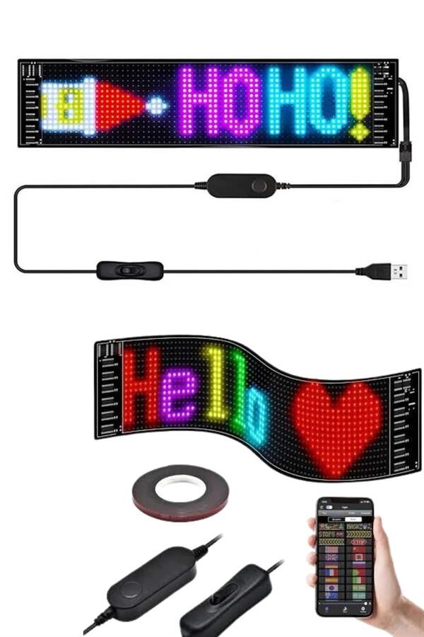 Matrix Led  Dijital Ekran Kumandalı LED Ekran Yazı