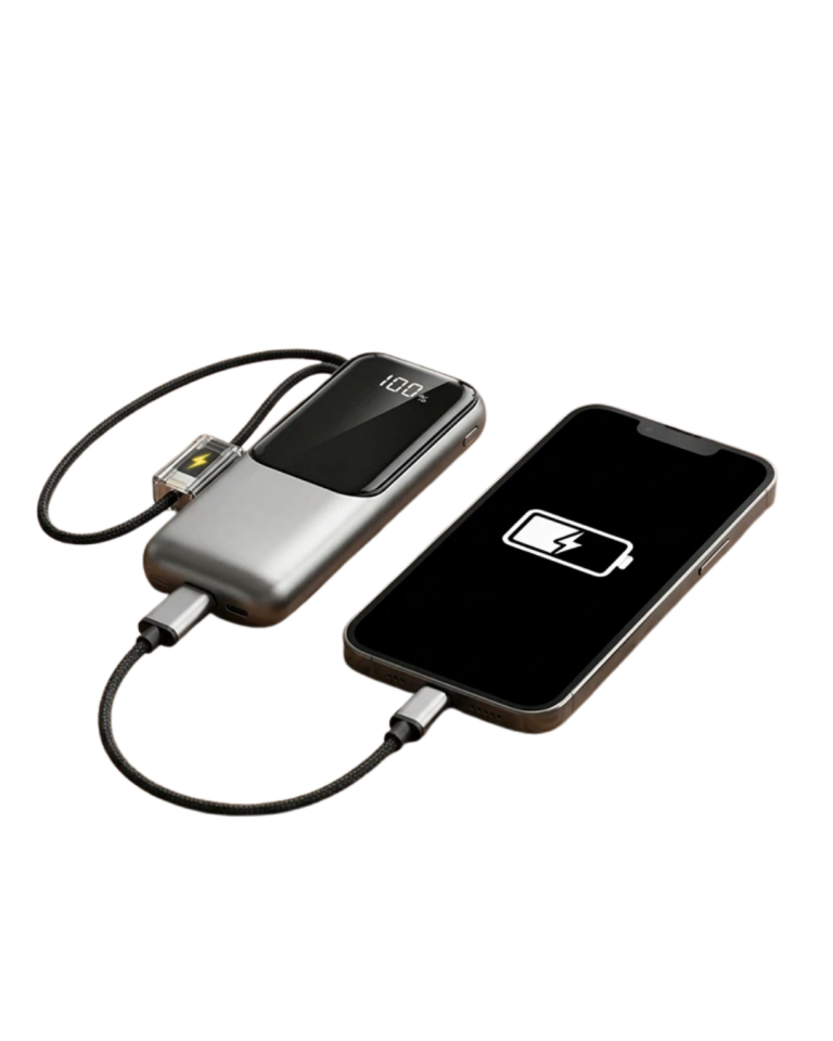 Type C ve Lightning Destekli Yüksek Kapasiteli Powerbank 13000 mAh
