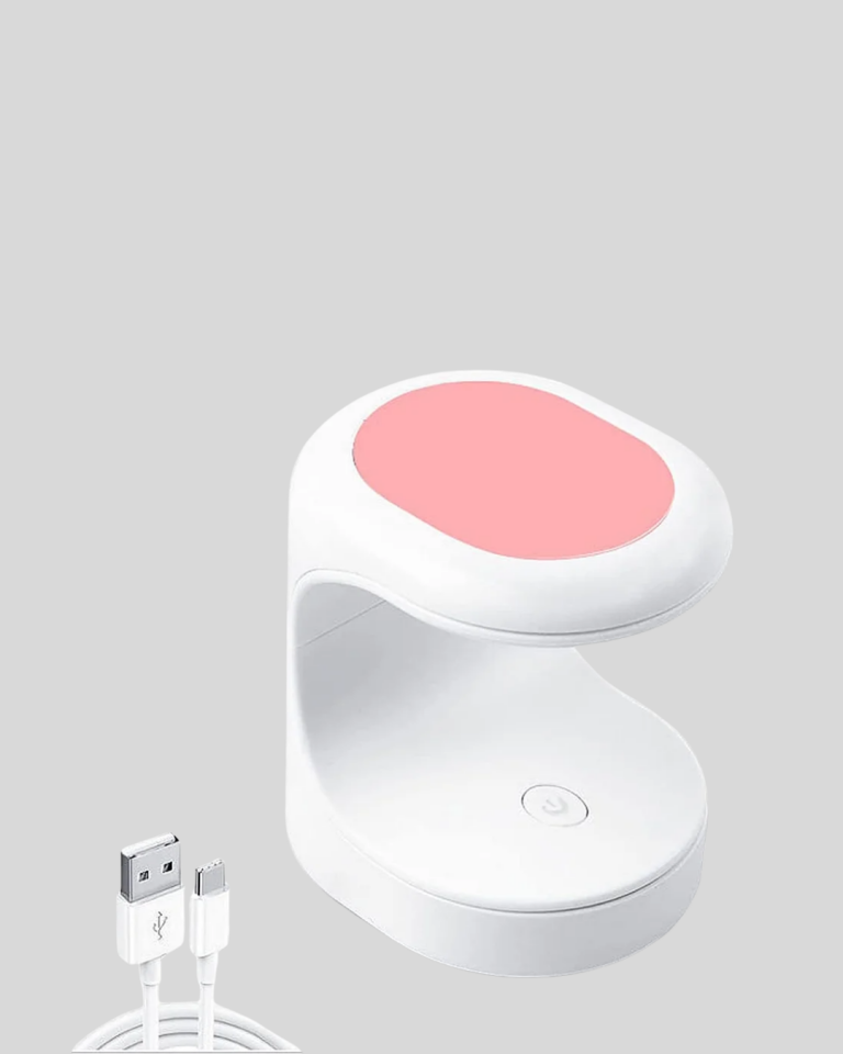LED Mini Oje Kurutucu Taşınabilir Hızlı Kuruma Cihazı 3 LED Işıklı