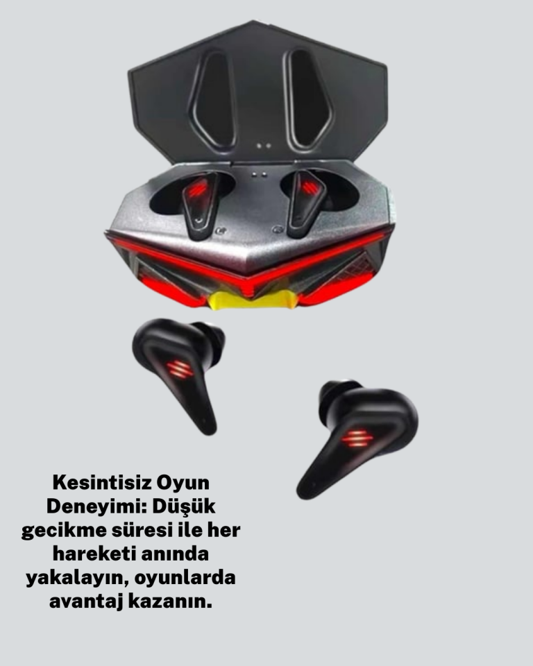 Led Işıklı Metal Kasa Kablosuz Gaming Kulaklık