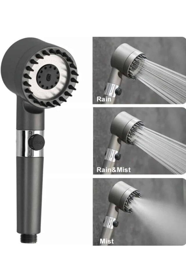 Yeni Masaj Etkili Nesil Filtreli  Duş Başlığı Fıskiyesi Duş Banyo