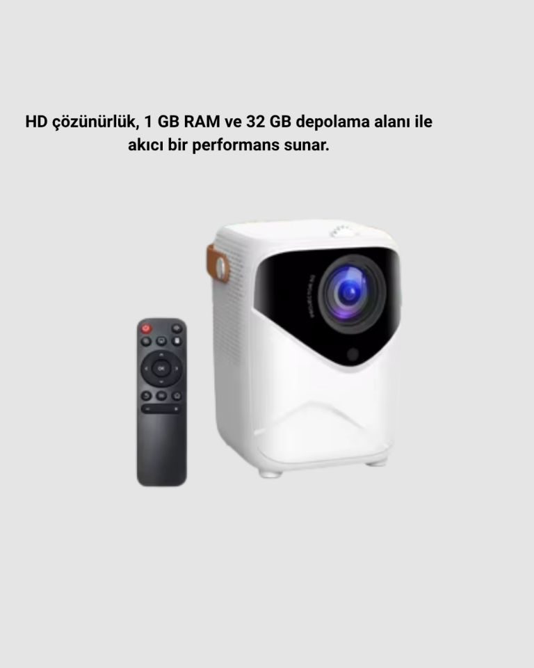 Android TV Box Ultra HD 1GB RAM 32GB Hafıza Dahili Hoparlör HDMI Tripodlu