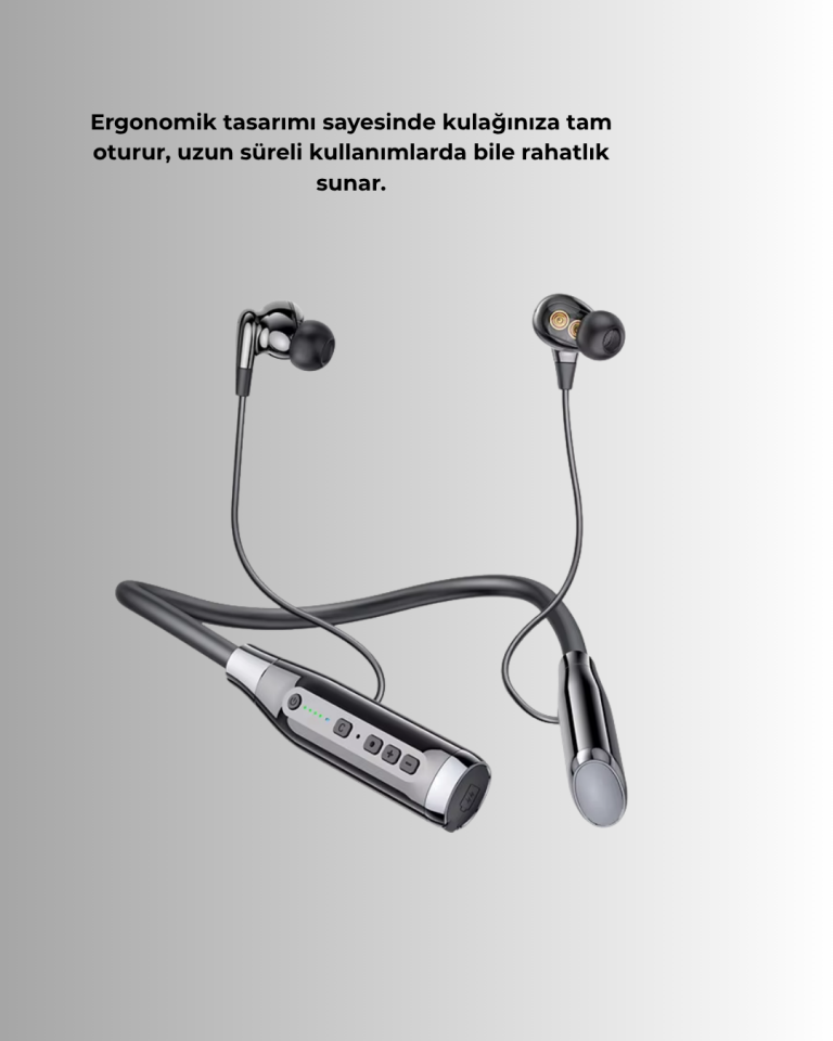 Kablosuz Bluetooth Kulaklık – Gürültü Engelleme, Dokunmatik Kontrol, Uzun Pil Ömrü