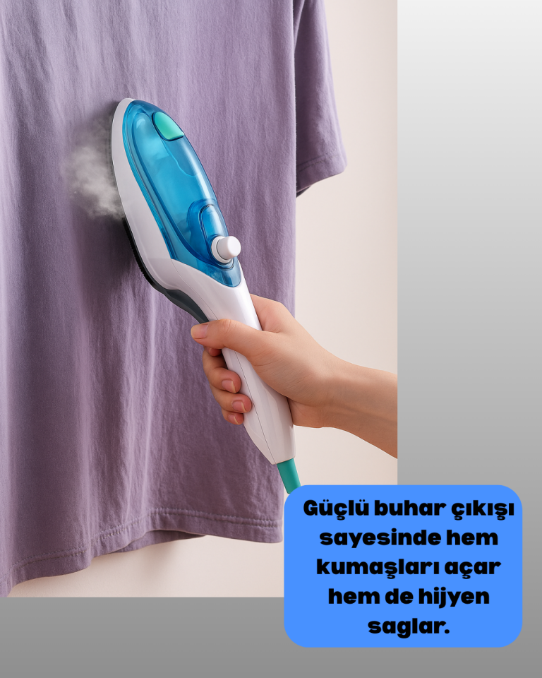 Kompakt Buharlı Ütü Pratik Kırışıklık Giderici