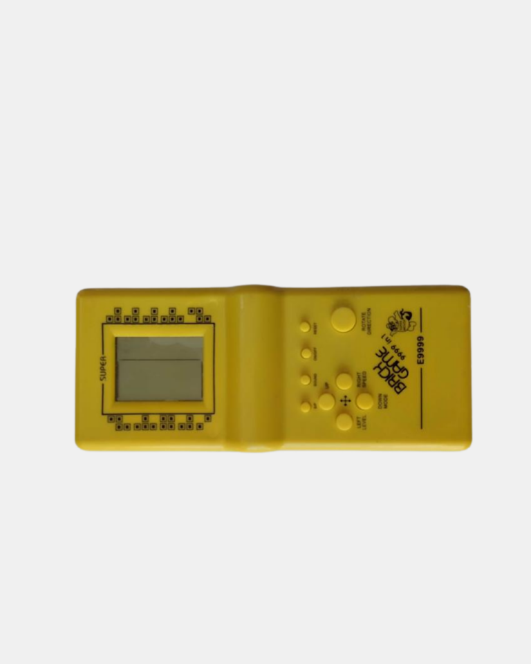 Taşınabilir Tetris Oyunu El Konsolu – Dayanıklı Plastik, Pil ile Çalışan Retro Oyun Aleti