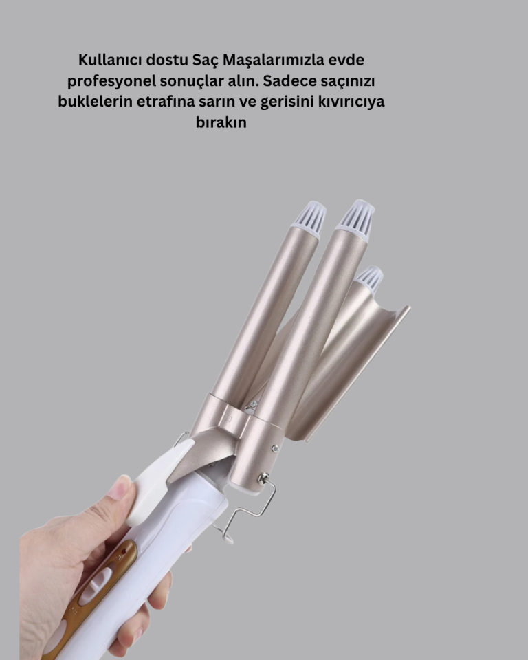 Profesyonel Kullanıma Uygun Bukle Maşası