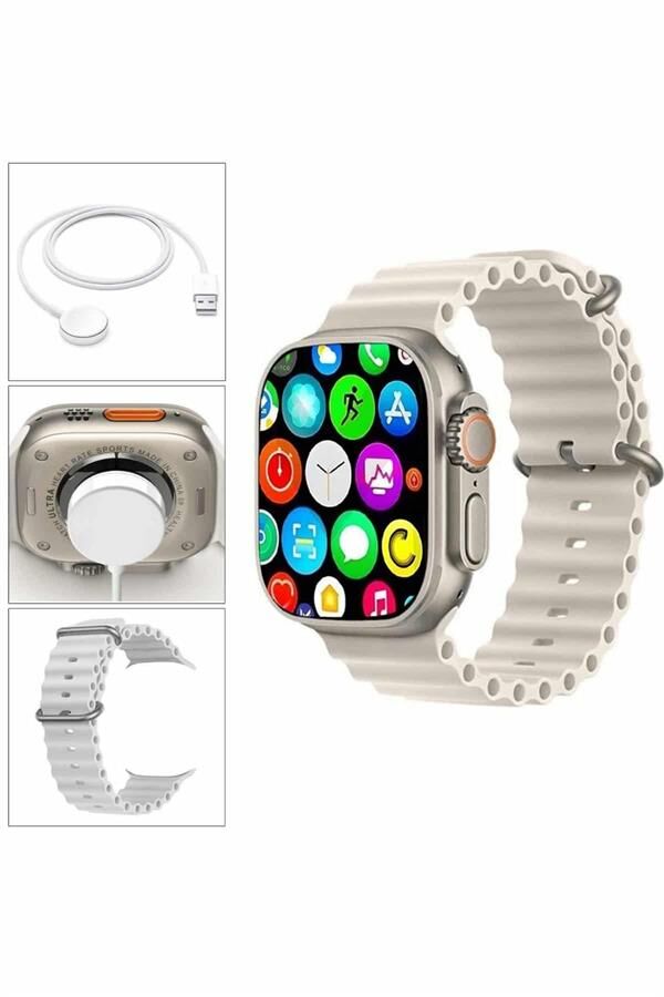 Akıllı Saat Bleutooth Bağlantılı Akıllı Saat Amoled Ekran 49 MM