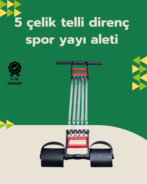 Çok Fonksiyonlu 3'ü 1 Arada Spor Aleti – Kol, Göğüs Genişletici ve Mekik Destekçisi
