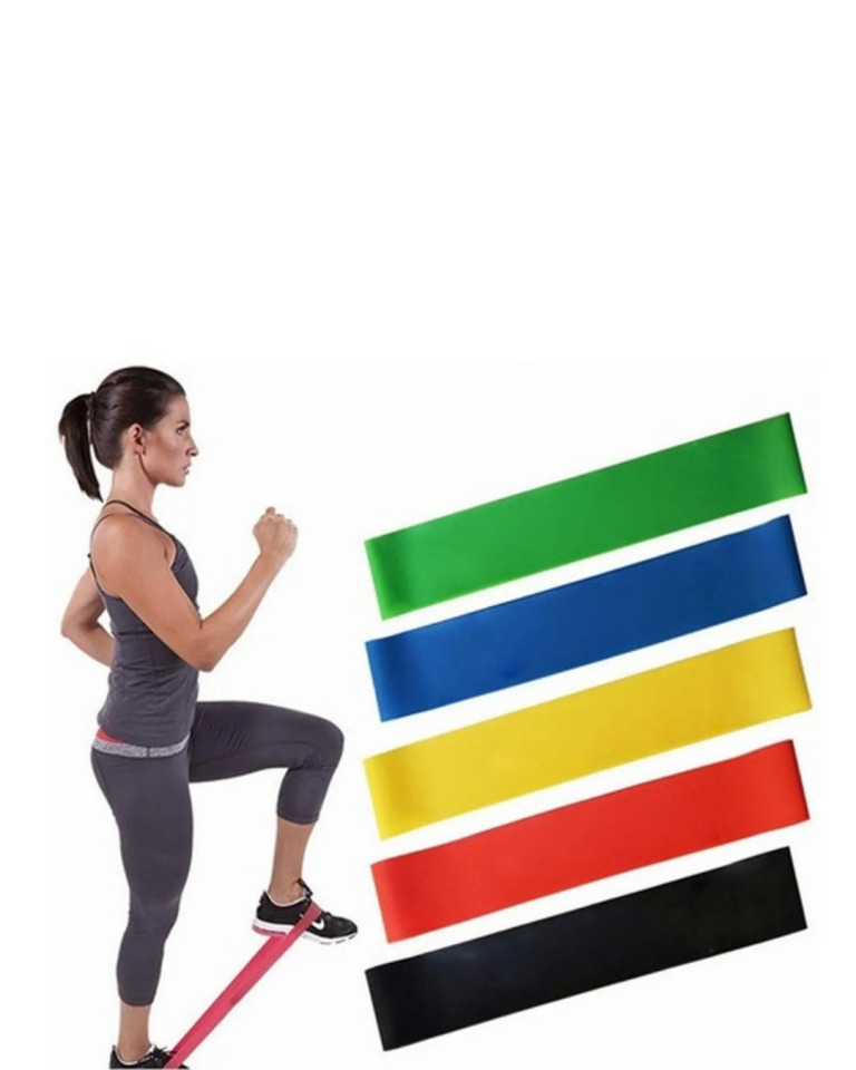 Pilates Direnç Lastiği Fitness Yoga ve Evde Spor İçin Çok Amaçlı Bant