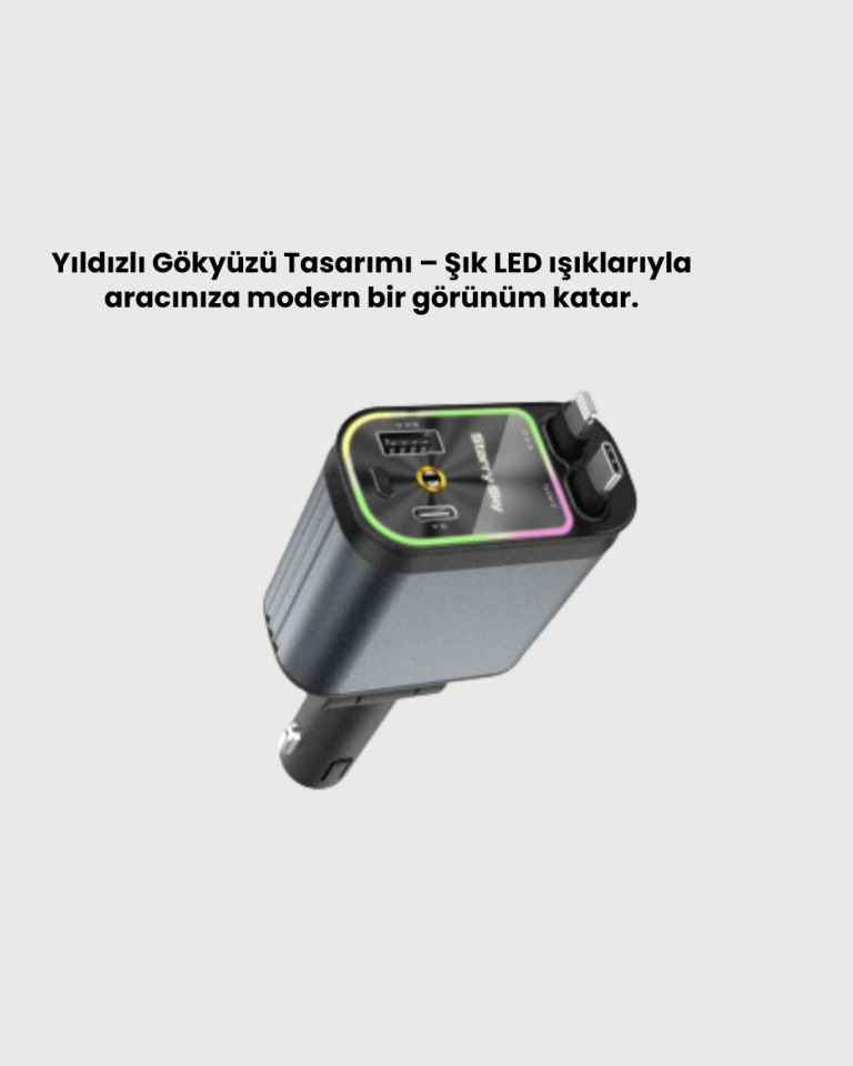 Renault, Peugeot, Citroen, Fiat Araçlar için Hızlı Şarjlı Araç Çakmaklık Adaptörü