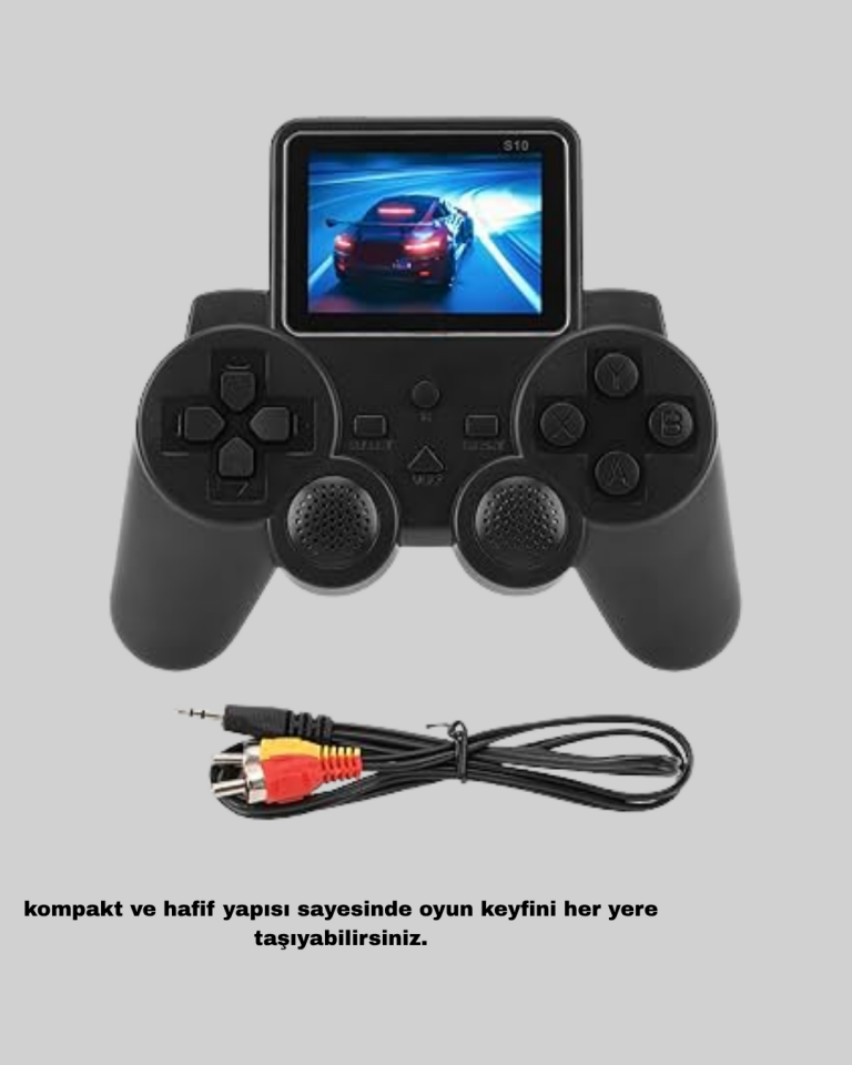 S10 Retro Oyun Konsolu Taşınabilir 2.8 İnç Ekran Ergonomik Nostalji