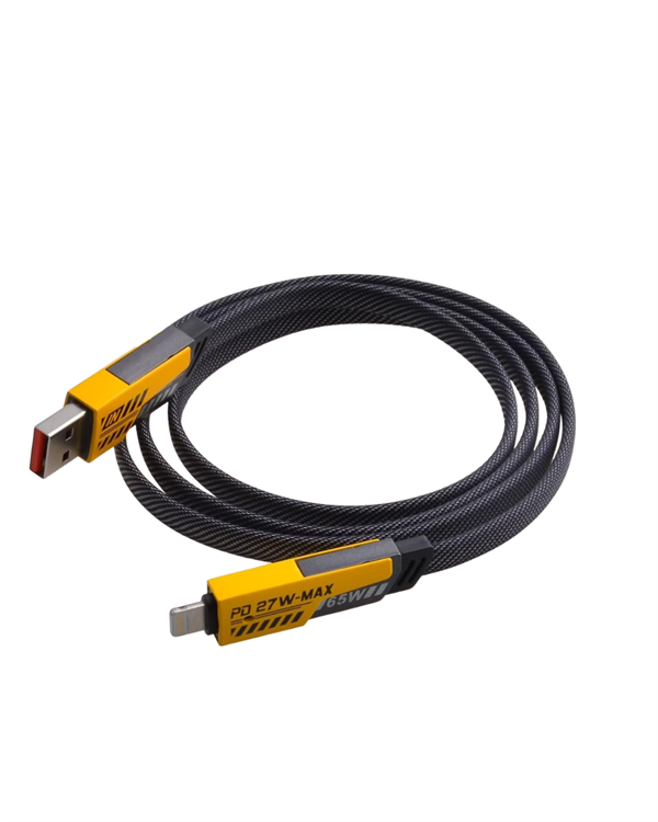 65W 4'ü 1 Arada Çoklu Şarj Kablosu – USB-C, USB-A, Lightning, Veri ve Şarj Desteği