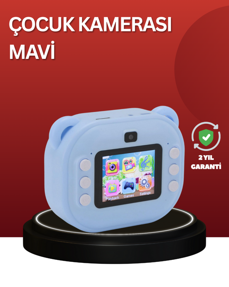 24MP HD Şipşak Kamera – Termal Baskılı, Çift Lensli HD