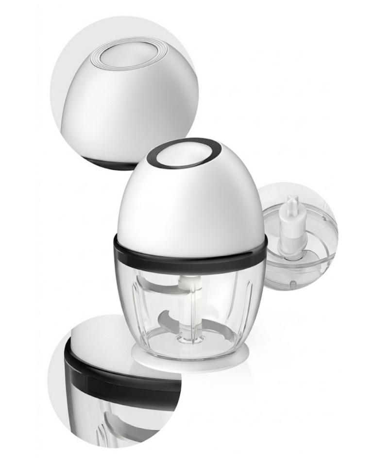Mini Elektrikli Doğrayıcı 450 ML Şarjlı Sebze Doğrama Makinesi