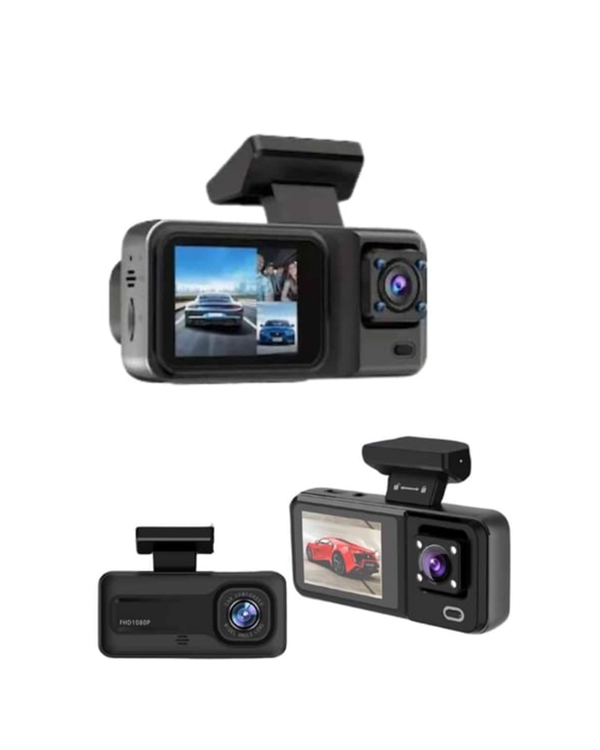 Geri Görüş Destekli Full HD Araç Kamerası – Gelişmiş 3 Kameralı Kayıt Çözümü