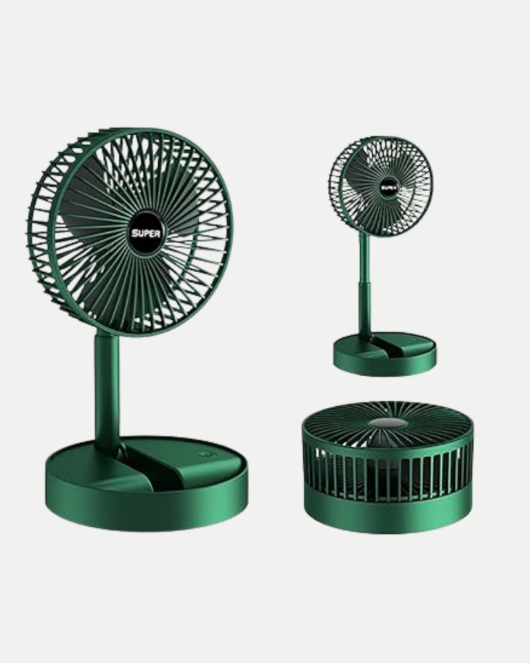 Şarjlı Mini Fan Katlanabilir 3 Hız Ayarlı Taşınabilir Tasarımlı