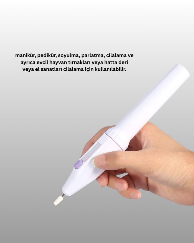 Elektrikli Manikür ve Pedikür Matkap Seti – Ayarlanabilir Hız, Ergonomik ve Sessiz