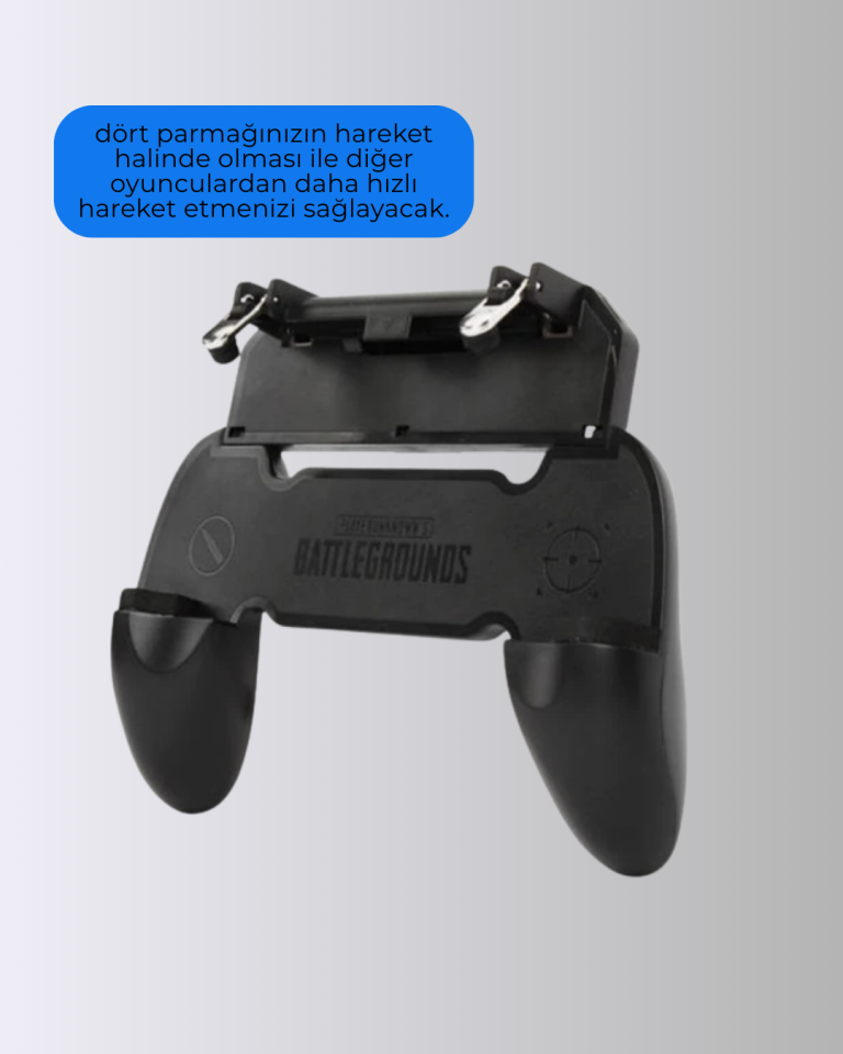 PUBG Mobile İçin Tetikleyicili Joystickli Telefon Gamepadi