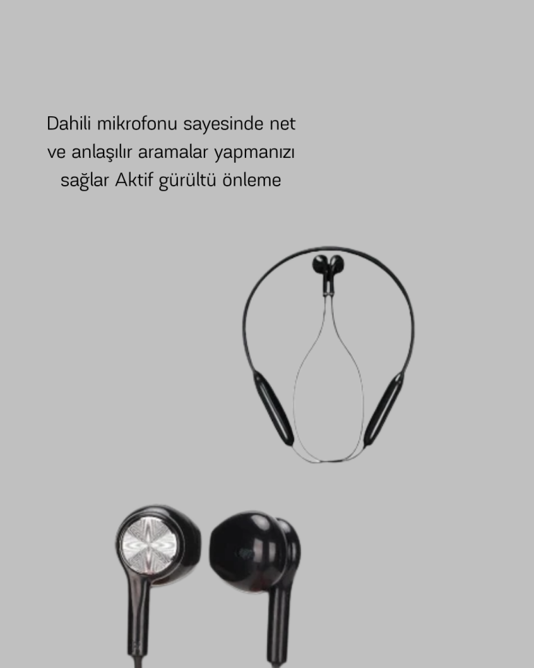 Bluetooth 5.0 ANC Kulaklık – Dokunmatik Kontrol, Kristal Netliğinde Mikrofonlu