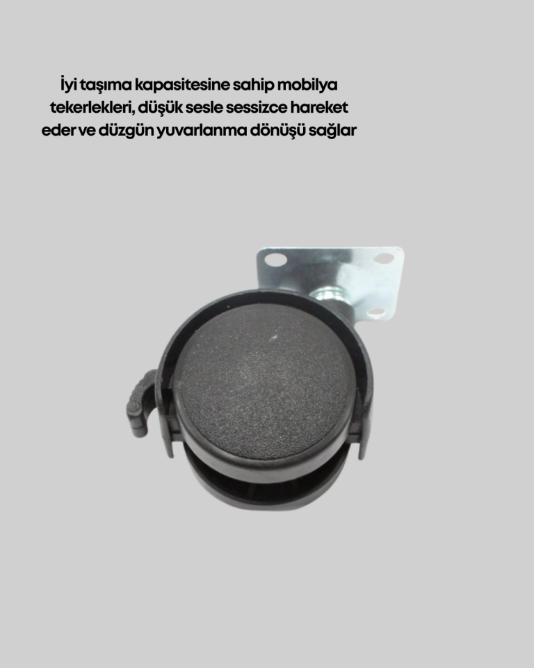 4 cm Kilit Mekanizmalı Mobilya Ayağı Tekli
