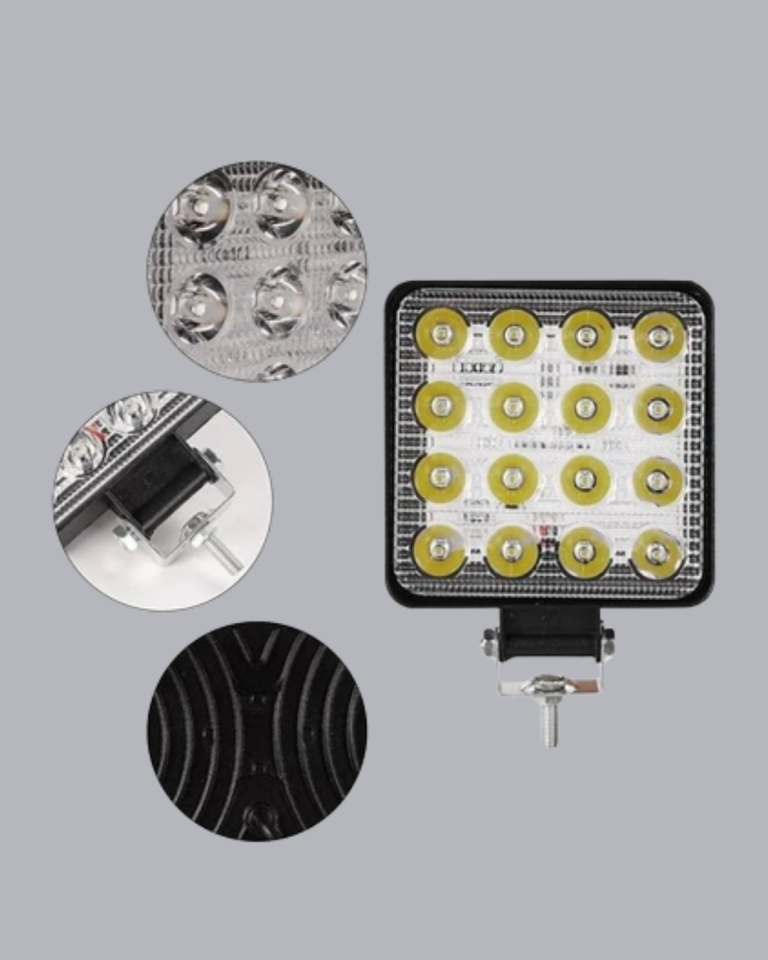 4x4 Off Road LED Aydınlatma – Traktör, Tekne, Forklift, ATV Uyumlu, Yüksek Parlaklık