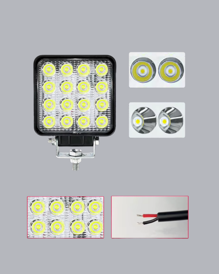 4x4 Off Road LED Aydınlatma – Traktör, Tekne, Forklift, ATV Uyumlu, Yüksek Parlaklık