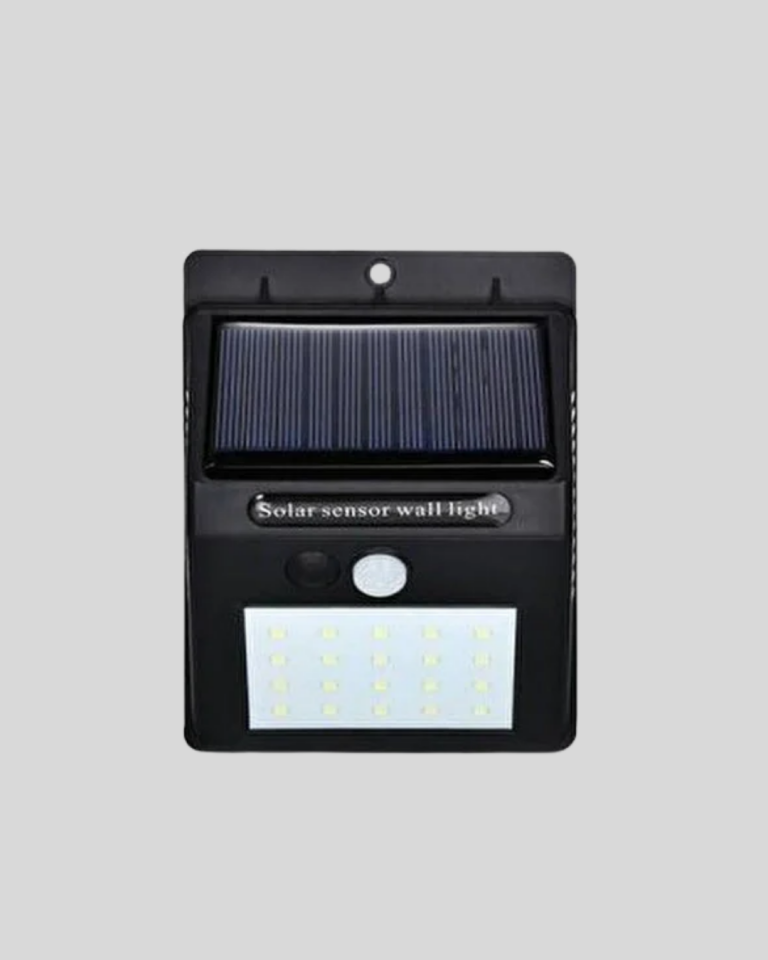 Solar LED Bahçe Aydınlatma – Hareket Sensörlü, Güneş Paneliyle Şarj Olan, IP65 Dayanıklı