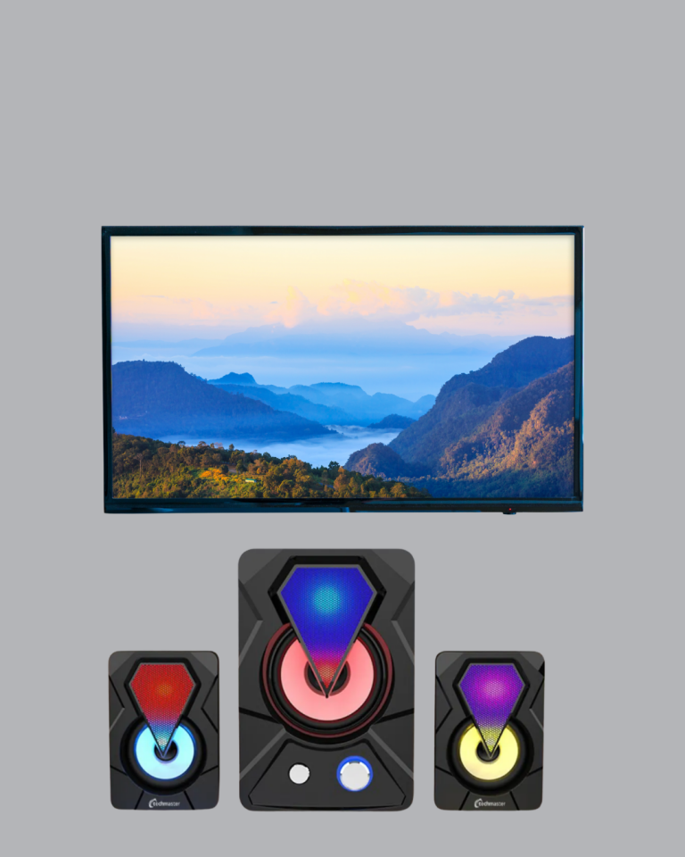 RGB Işıklı USB Hoparlör Seti 9W Çıkış Gücü Derin Bas