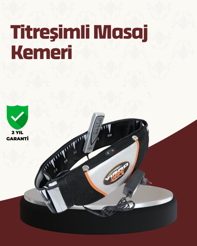 Taşınabilir ve Çoklu Bölge Uyumlu Elektrikli Titreşim Kemeri
