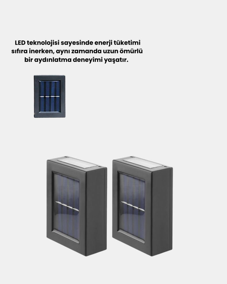 Dayanıklı Solar Aplik Hava Koşullarına Dayanıklı Dış Mekan Işığı