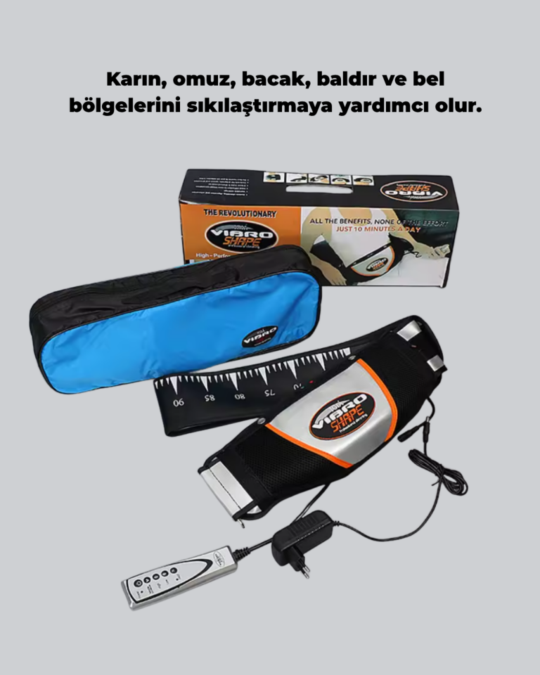 Otomatik Kapanmalı Güvenli Masaj ve Rahatlama Kemeri