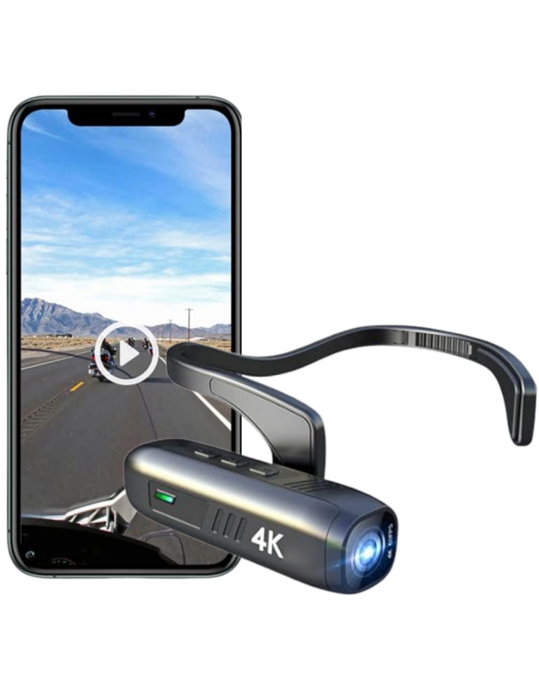 4K Giyilebilir Mini Kamera EIS Stabilizasyon 120° Geniş Açı WiFi Kontrol