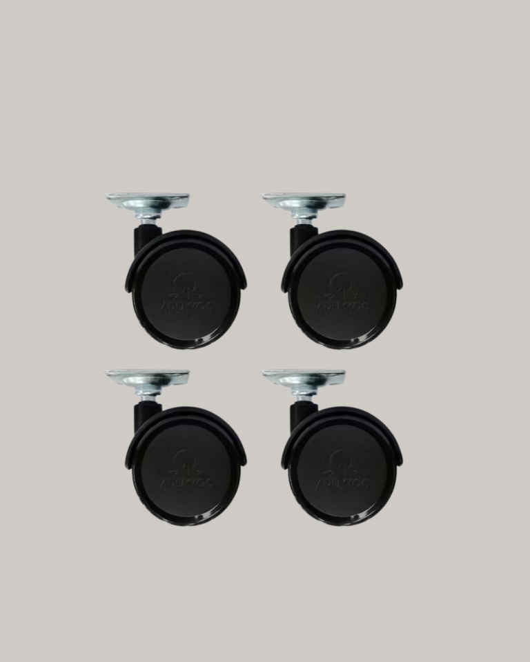 Kilitsiz Mini Tekerlek Ayak 4 cm 4’lü Set Kolay Montaj